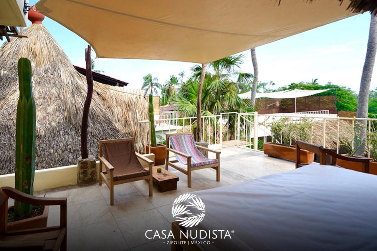 Casa Nudista - Lgbt Hotel Zipolite Zewnętrze zdjęcie